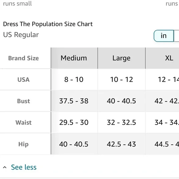Dress The Population NWT - Picture 8 of 9
